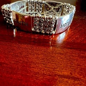 Faith hope love bracelet